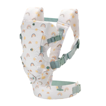 Infantino Flip Advanced 4-in-1 Babytrage, Ergonomisch, Umwandelbar, mit Blickrichtung Nach Innen und Außen, Vorne und Hinten Tragbar für Neugeborene bis Kleinkinder von 3,6-14,5 kg, Grau
