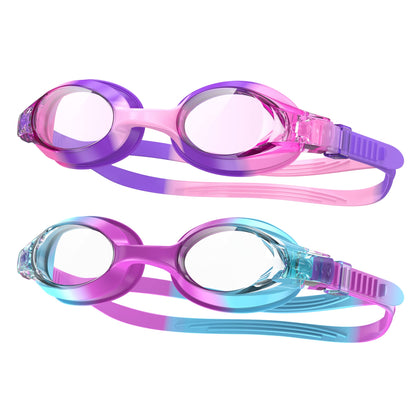 Findway Schwimmbrille Kinder,Schwimmbrille für Kinder Jungen Mädchen Junior, UV-Schutz Anti Nebel Kinder Schwimmbrille für Alter 3-12 Jahre