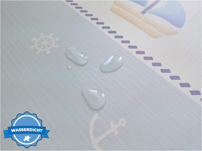 Ceba Baby® weiche Wickelauflage 50x70 cm - Baby Wickelunterlage - Wickeltischauflage für Junge und Mädchen - Wasserdicht, abwaschbar - OEKO-TEX® Standard 100 - Made in EU - Waldfreunde