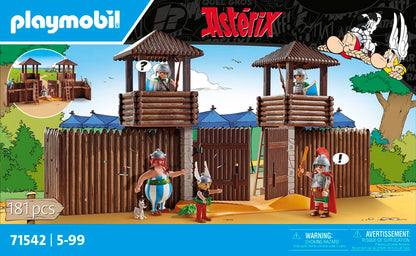 PLAYMOBIL Asterix 71542 Roman Camp, Exciting Conquest of the Camp by the Gauls, Includes Magic Potion for More Body Strength, Detailed Toy for Children from 5 Years