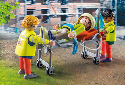 Playmobil City Life 71202 Ambulance with Light and Sound, Toy for Children from 4 Years