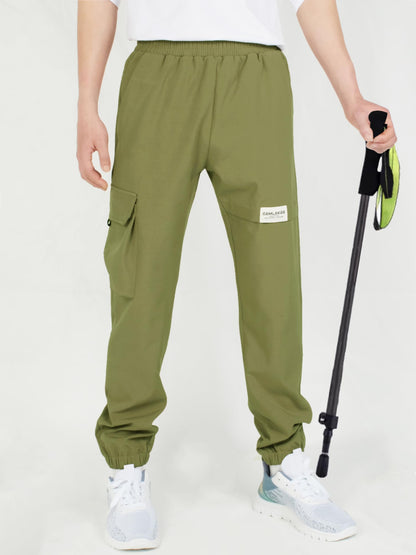 CAMLAKEE Hiking Trousers Children's Waterproof Trekking Trousers Boys Outdoor Trousers Boys Cargo Trousers