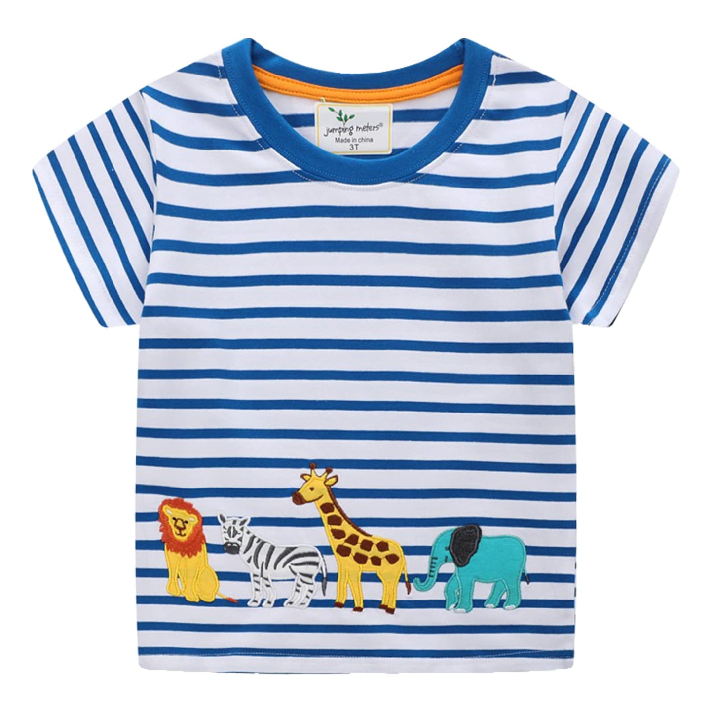 Unisex Baby T-Shirt Baumwolle Süß Karikatur Tier Muster Tops für 1-7 Jahre Alt
