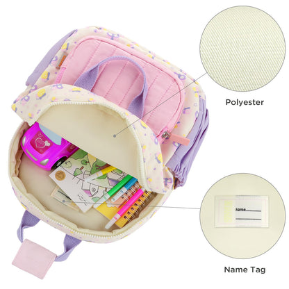 Kinderrucksack Mädchen 30cm Rucksack Kleinkind Kinderrucksack für 2-4 Jahre Kinder kindergartenrucksack Mini Tagesrucksack Reisetasche - Rosa Erdbeere