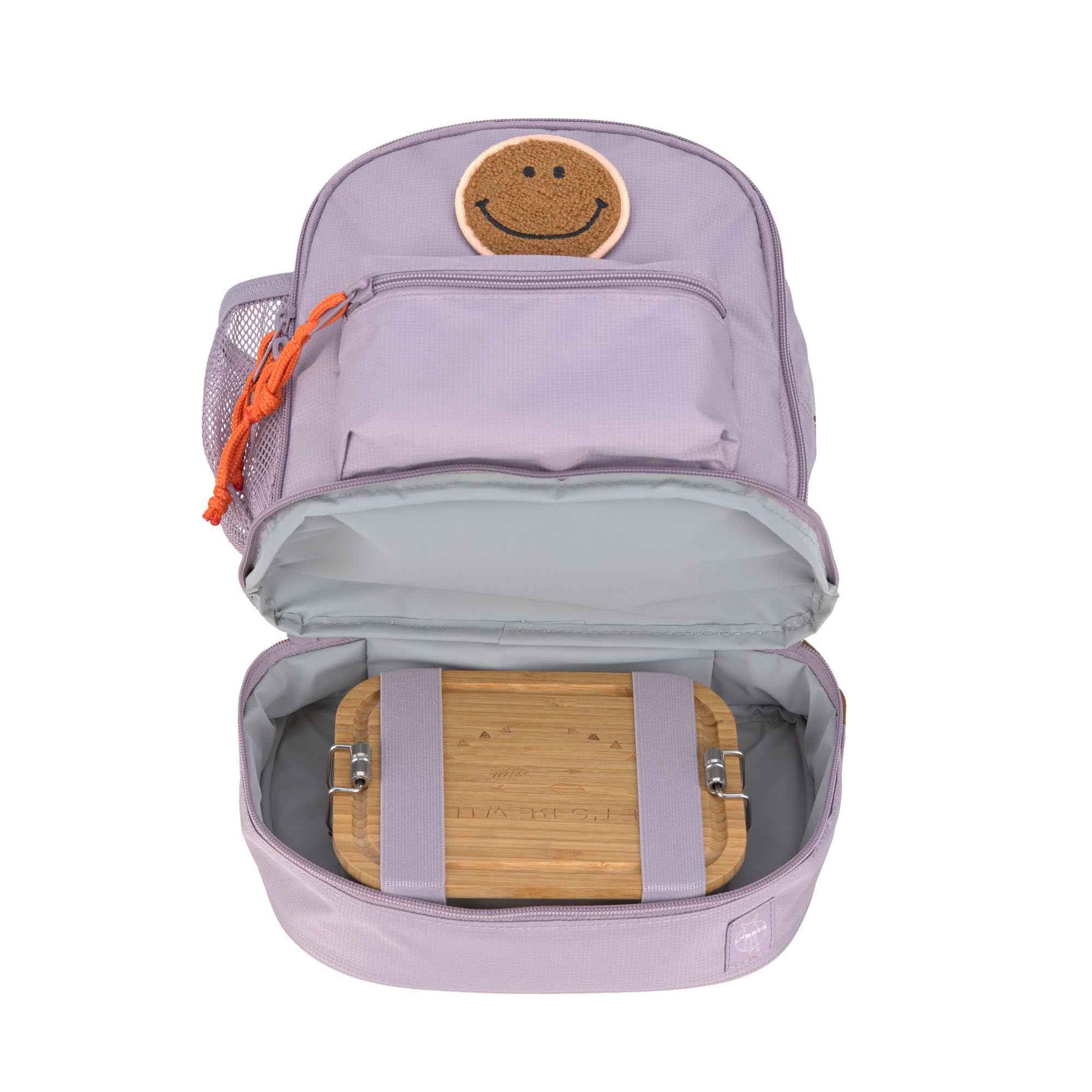 LÄSSIG Children's Backpack Nursery Bag with Chest Strap 6.5 L from 3 Years, Adventure Tractor, Kids Backpack