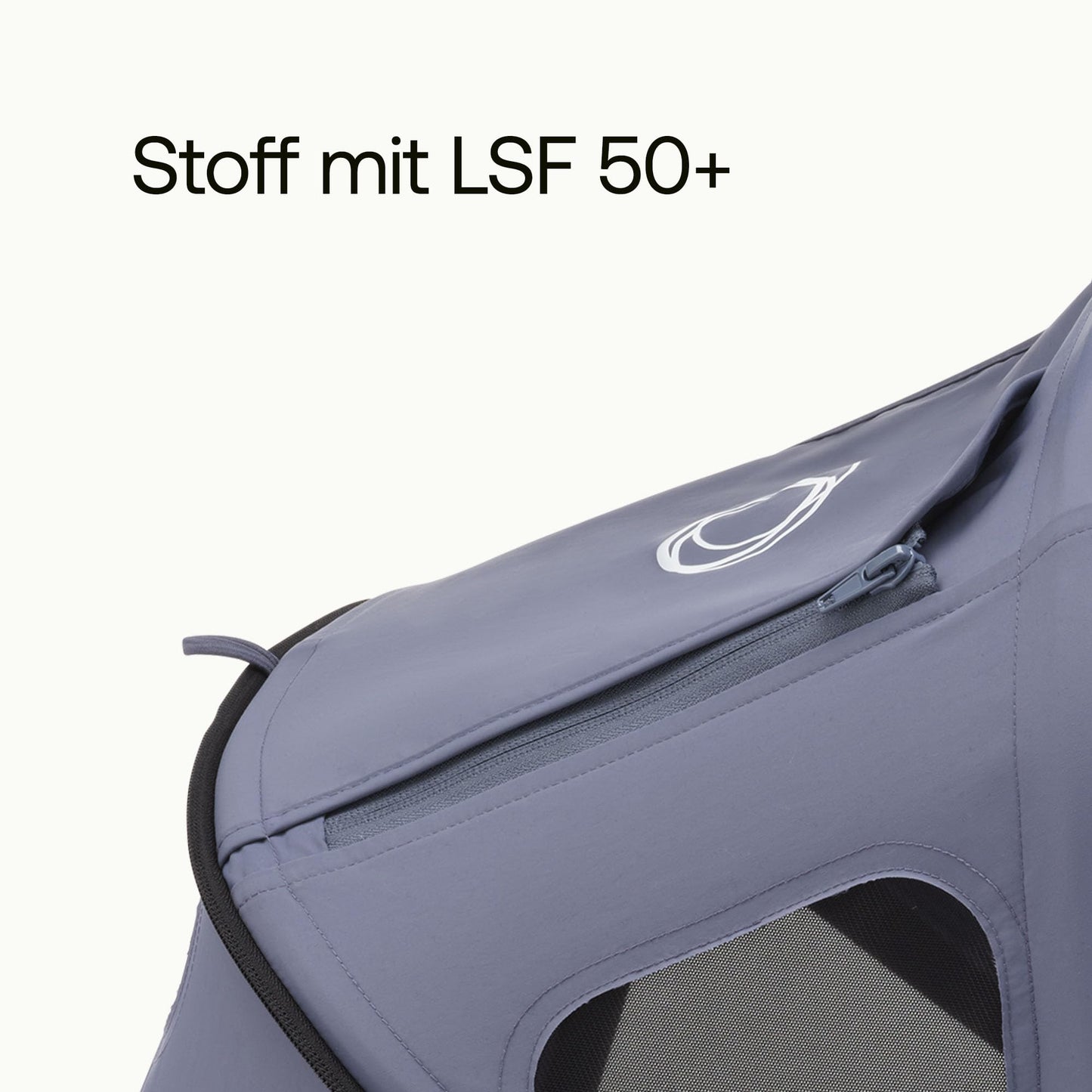 Bugaboo Dragonfly Sonnendach mit Lüftungsfenstern, ausziehbar für zusätzlichen und optimalen Sonnenschutz, wasserabweisend, Deep Indigo