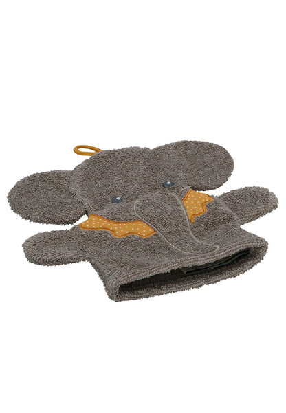 Sterntaler Spiel-Waschhandschuh Bär Ben, Größe: 22 x 24 cm, Mittelgrün