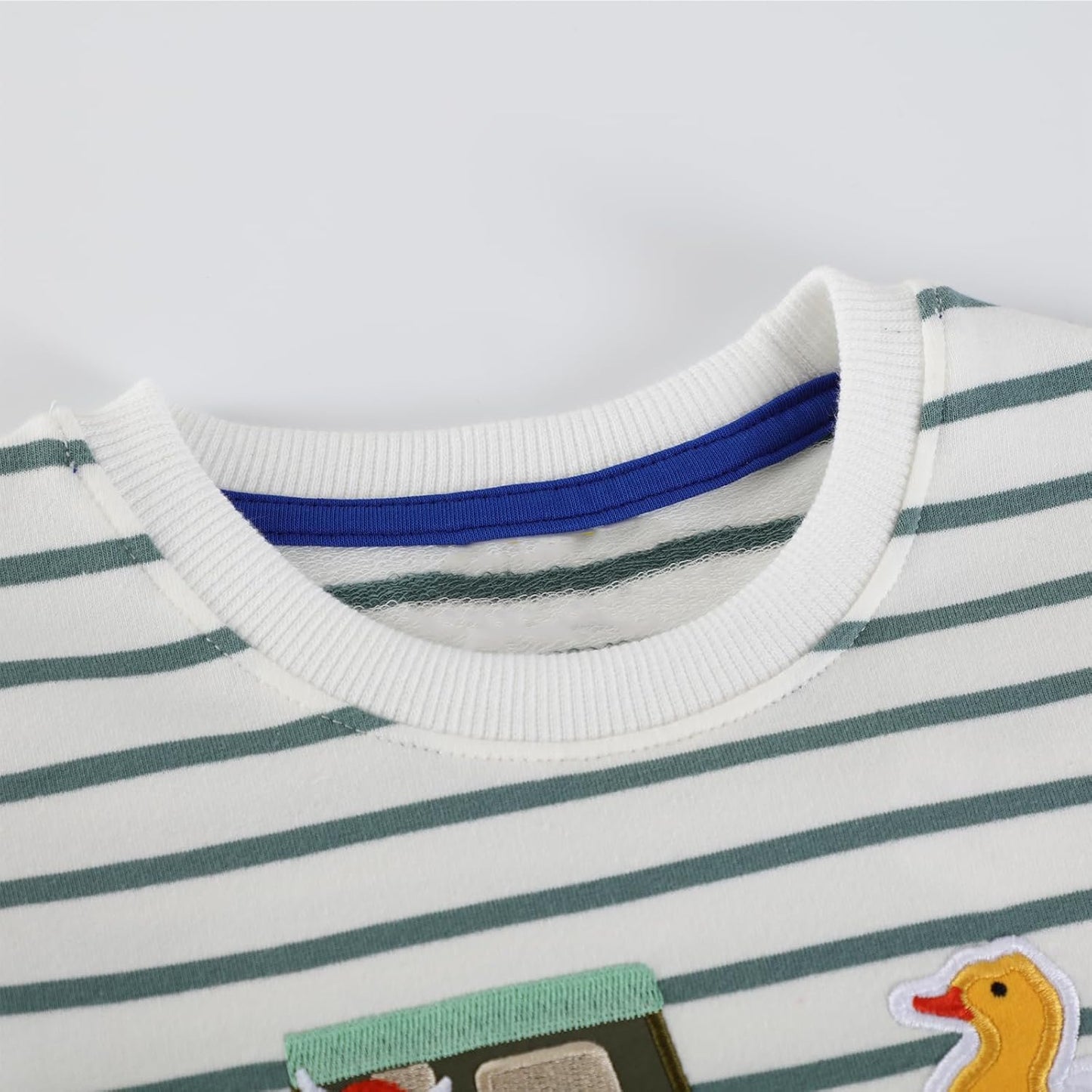 Jungen Pullover Sweatshirt Kinder Casual Langarm Tops Tier Flugzeug Winter Warm Streifen Oberteile Alter 2-7 Jahre