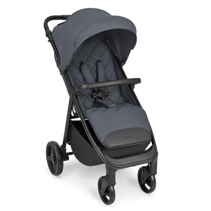 KikkaBoo Reisebuggy Kinderwagen URBAN, Buggy mit Liegefunktion ab Geburt bis 22 kg, Klein Zusammenklappbar, Leicht, EVA Räder mit Federung, Höhenverstellbarer Griff, Beige