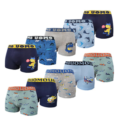 10er-Pack Jungen Boxershorts aus Baumwolle Gr.110-116,122-128,134-140