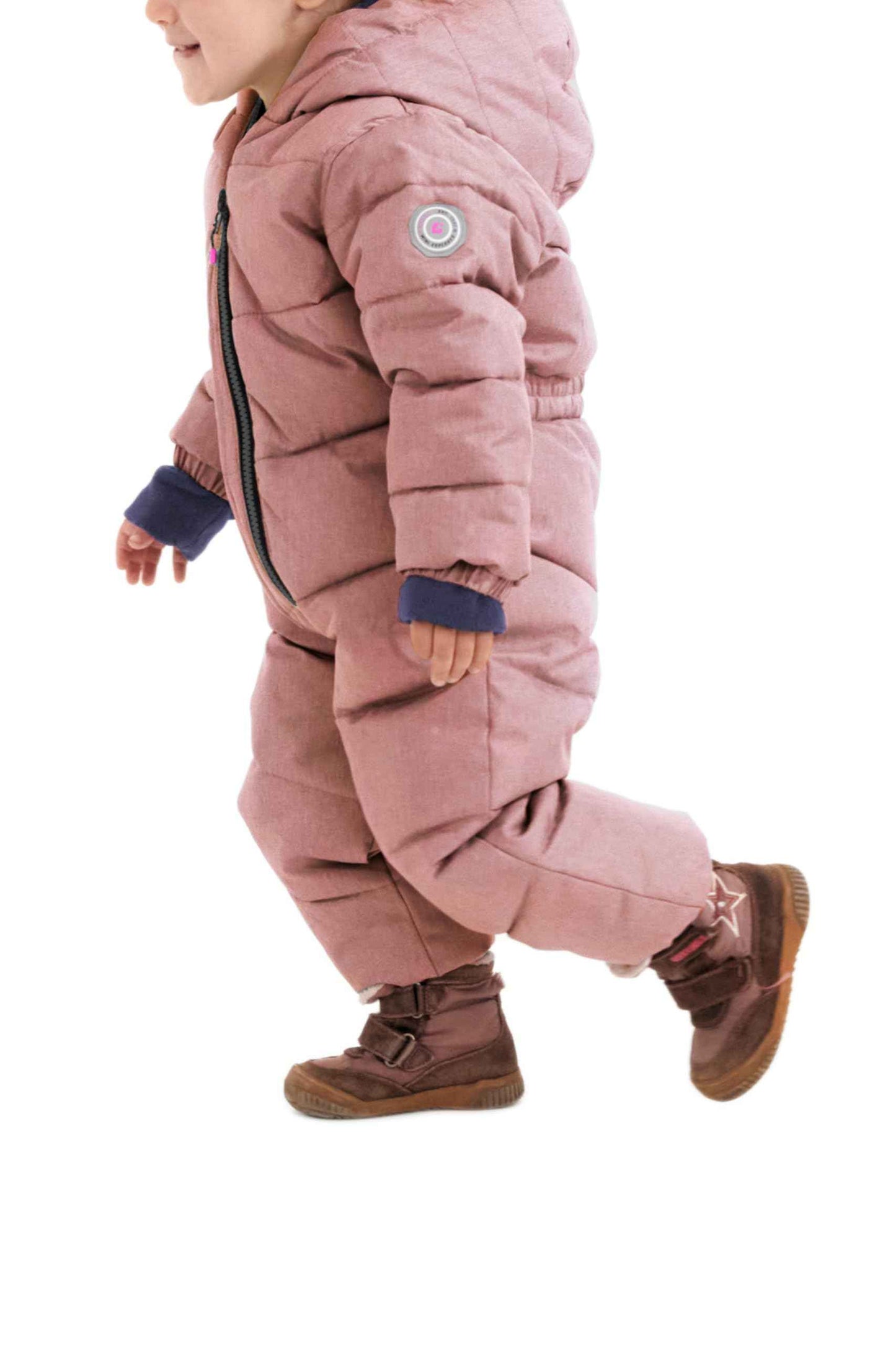 Killtec Unisex Children's Karter Mini Jumpsuit in Down Look with Hood