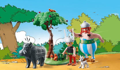 PLAYMOBIL Asterix 71542 Roman Camp, Exciting Conquest of the Camp by the Gauls, Includes Magic Potion for More Body Strength, Detailed Toy for Children from 5 Years