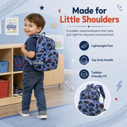 Kinderrucksack Jungen Kinder Rucksack Tagesrucksack Vorschulrucksack Kindergartentasche Schulrucksack für Schule Kita 38cm 3-8Y