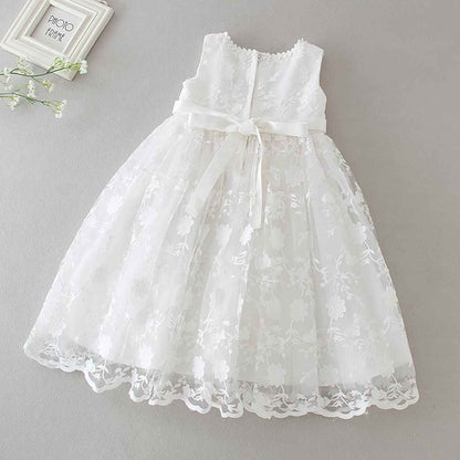 Baby Long Christening Dresses White Christening Dress Special Occasion Dresses for Girls Birthday