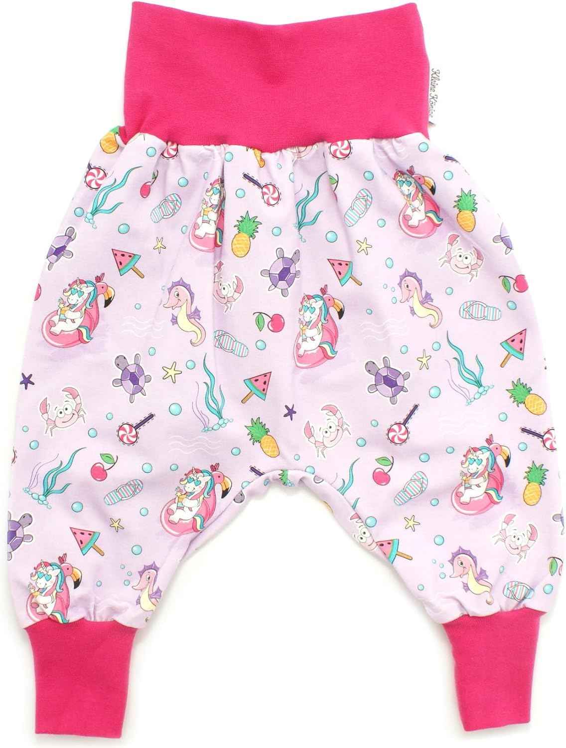 Kleine Könige baby girls’ baggy trousers - many models - sizes 50-128 - Oeko-Tex 100 certified