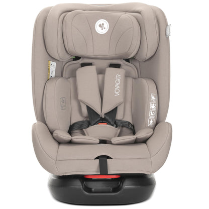 Lorelli Auto Kindersitz Voyager, Mitwachsender Autositz i-Size 40-150cm - Gruppe 0+/1/2/3 (0-36 kg), Babysitz ab Geburt, 5-Punkt-Gurt, Einstellbare Kopfstütze (Rosa) - Meloni2