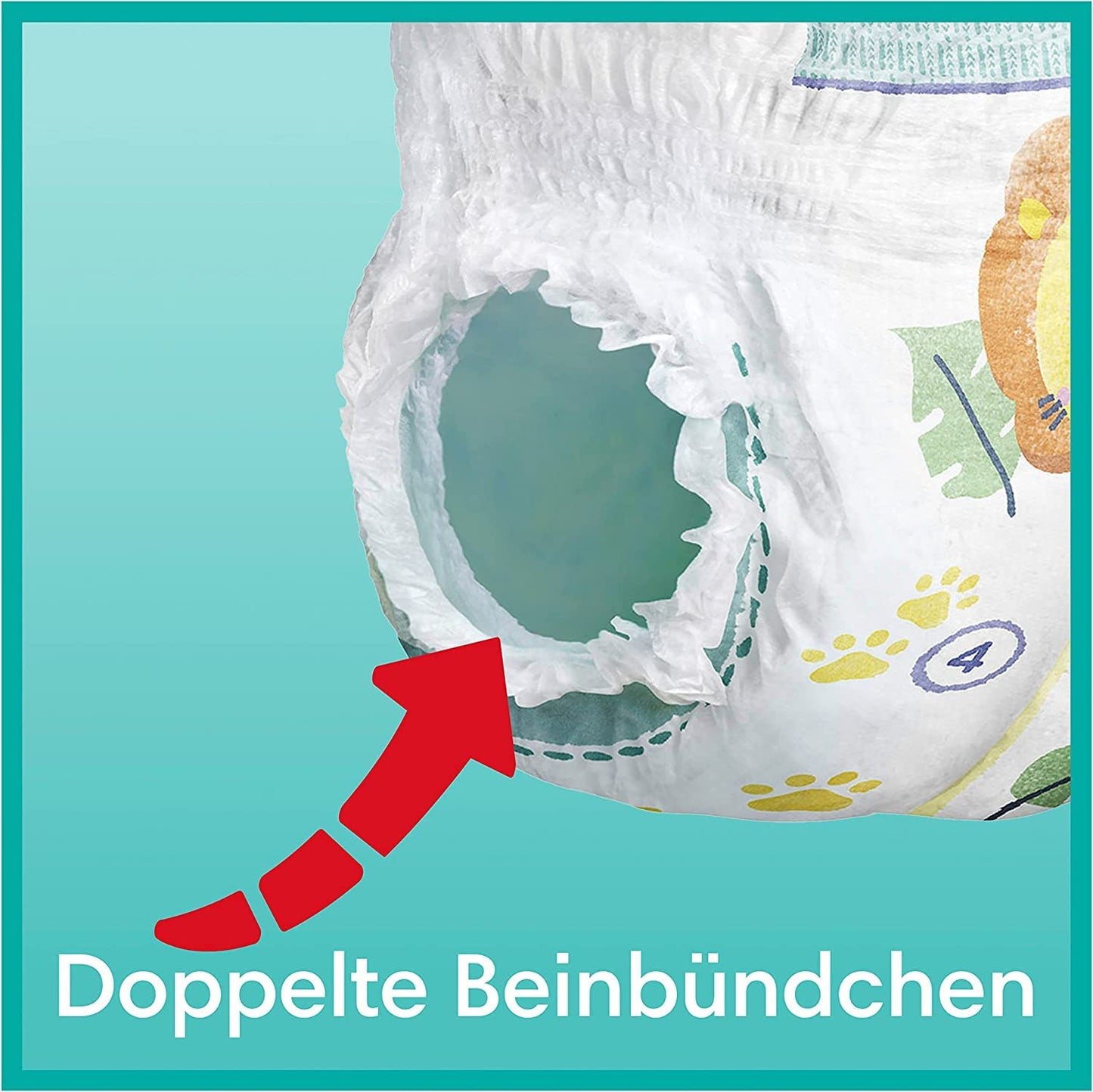 Pampers Baby-Dry Pants Größe 6, 138 Windeln, 13kg-19kg, 360° Passform hilft, Auslaufen zu verhindern