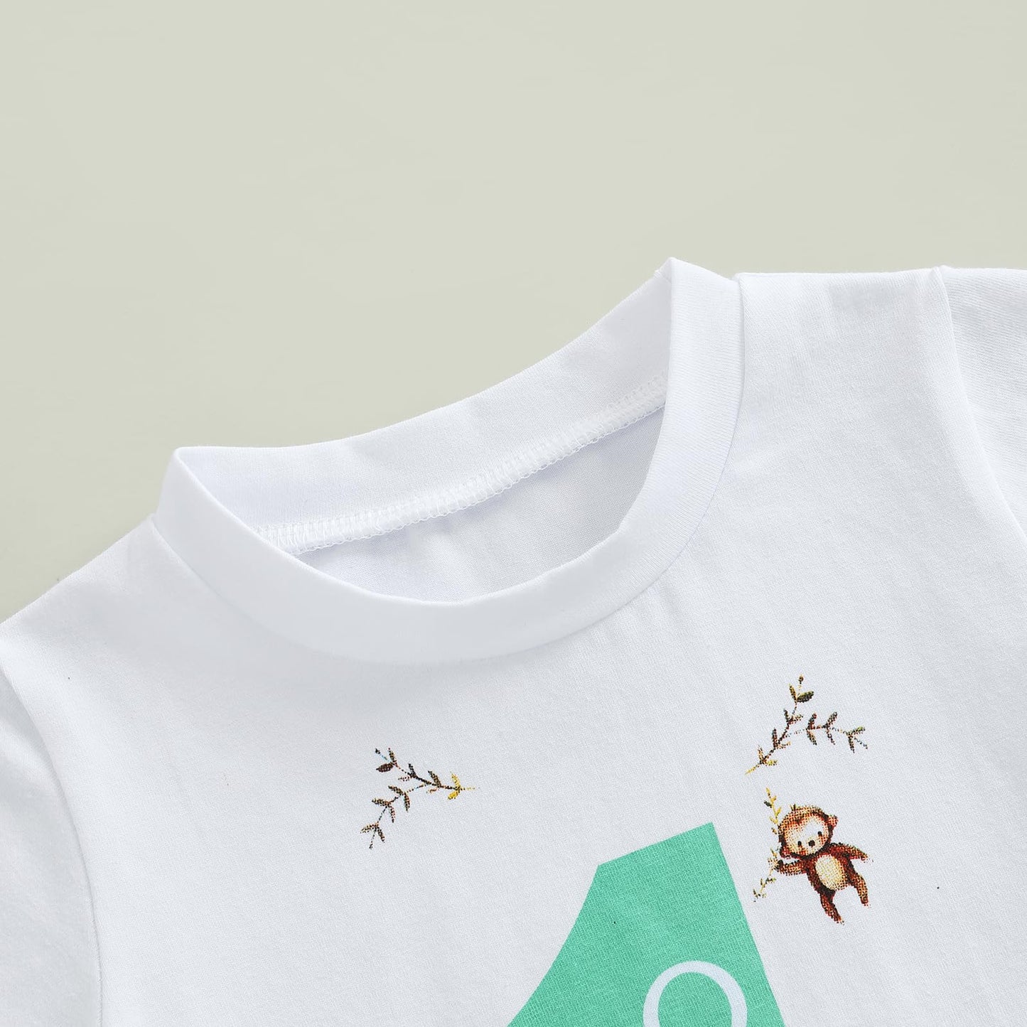 Baby Junge 1. Jahr Geburtstags T-Shirt Wild One Kurzarm Oberteil Baby Mein Erster Geburtstags Outfit Sommer Kleidung