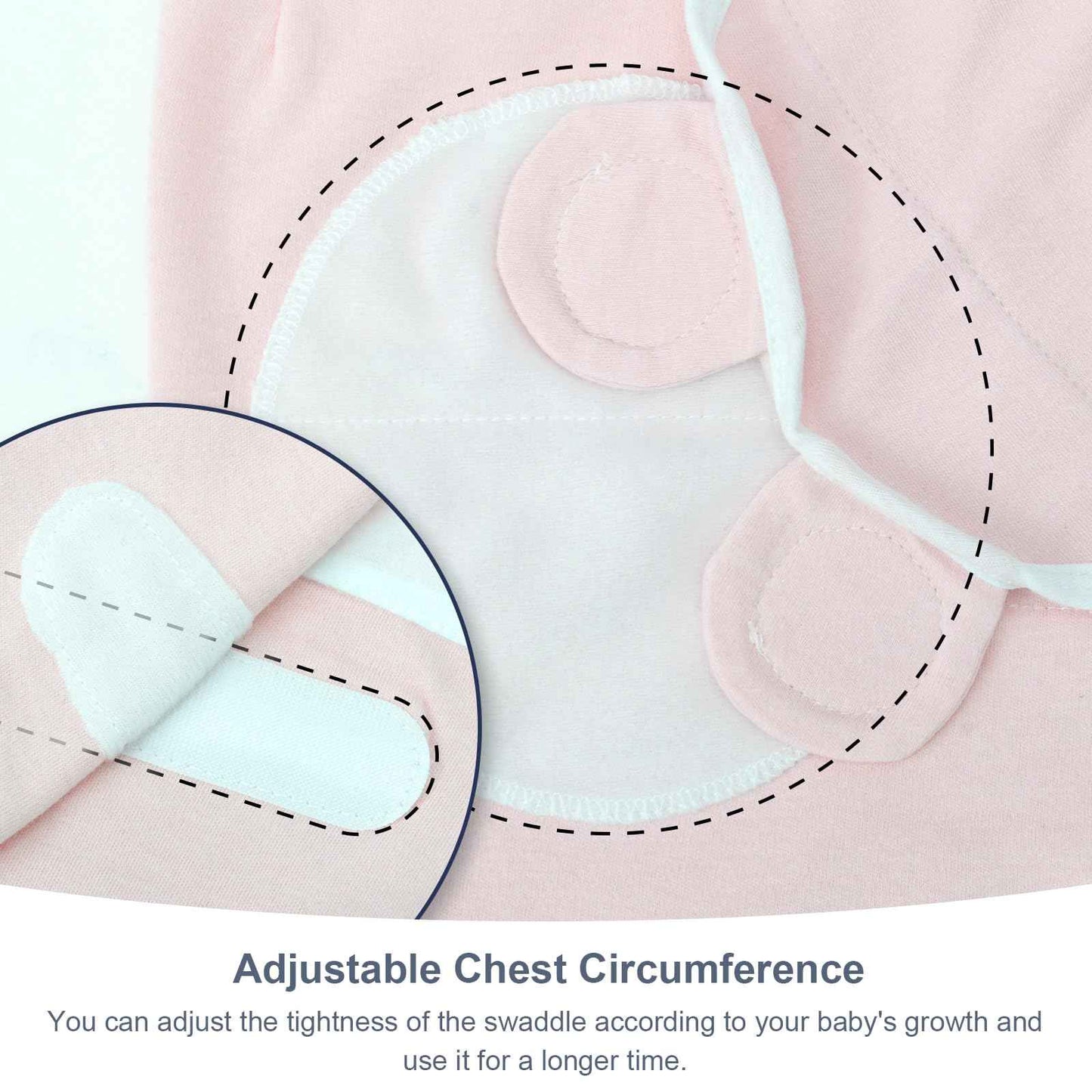 DRESHOW Neugeborene Swaddle Decke Hut Set Baby Gedruckt Swaddles Säugling Einstellbar Schlafsack für 0-3 Monate Mädchen Jungen