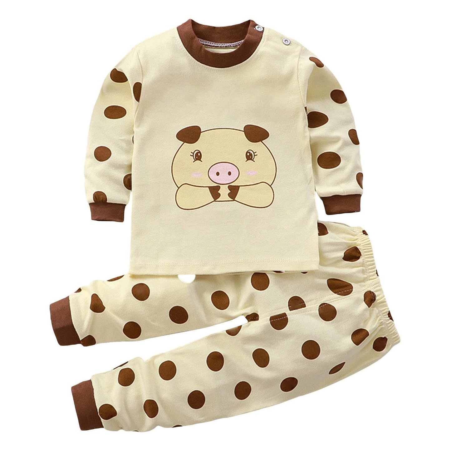 ZTFYKLIN Langärmlige Oberteile und Hosen mit Animal-Print für, und Mädchen, lockerer Loungewear-Anzug für 0 bis 9 Daddys Girls Outfit Mädchen Baby Kleidung Baby Set Junge Newborn
