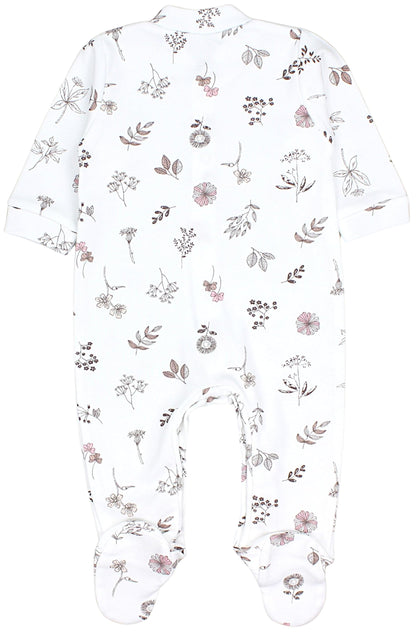 TupTam Baby Mädchen Schlafstrampler mit Fuß 3er Pack