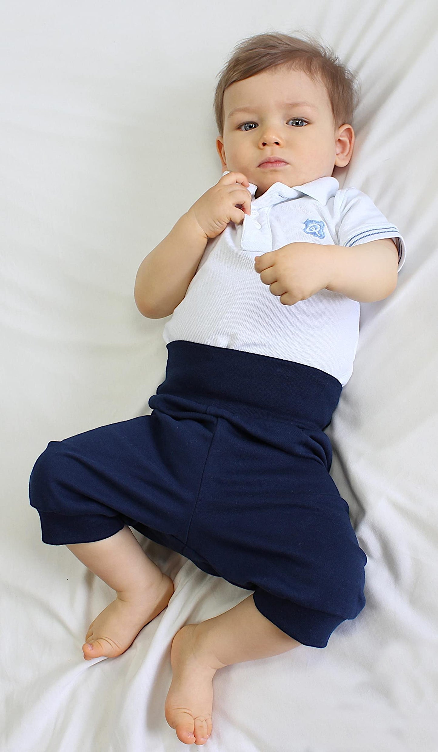TupTam Unisex Baby Pumphose Sommershorts Baumwolle 5er Pack