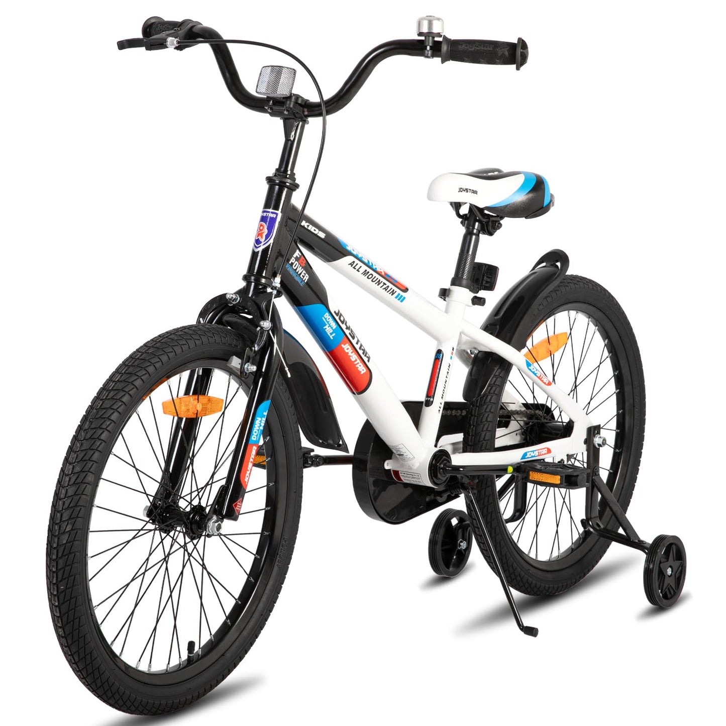 JOYSTAR Berry 12/14/16/20 Zoll Kinderfahrrad für 2-4 jährige Jungen & Mädchen, Jungenfahrrad mit Stützrädern,grün,rosa,weiß - Meloni2
