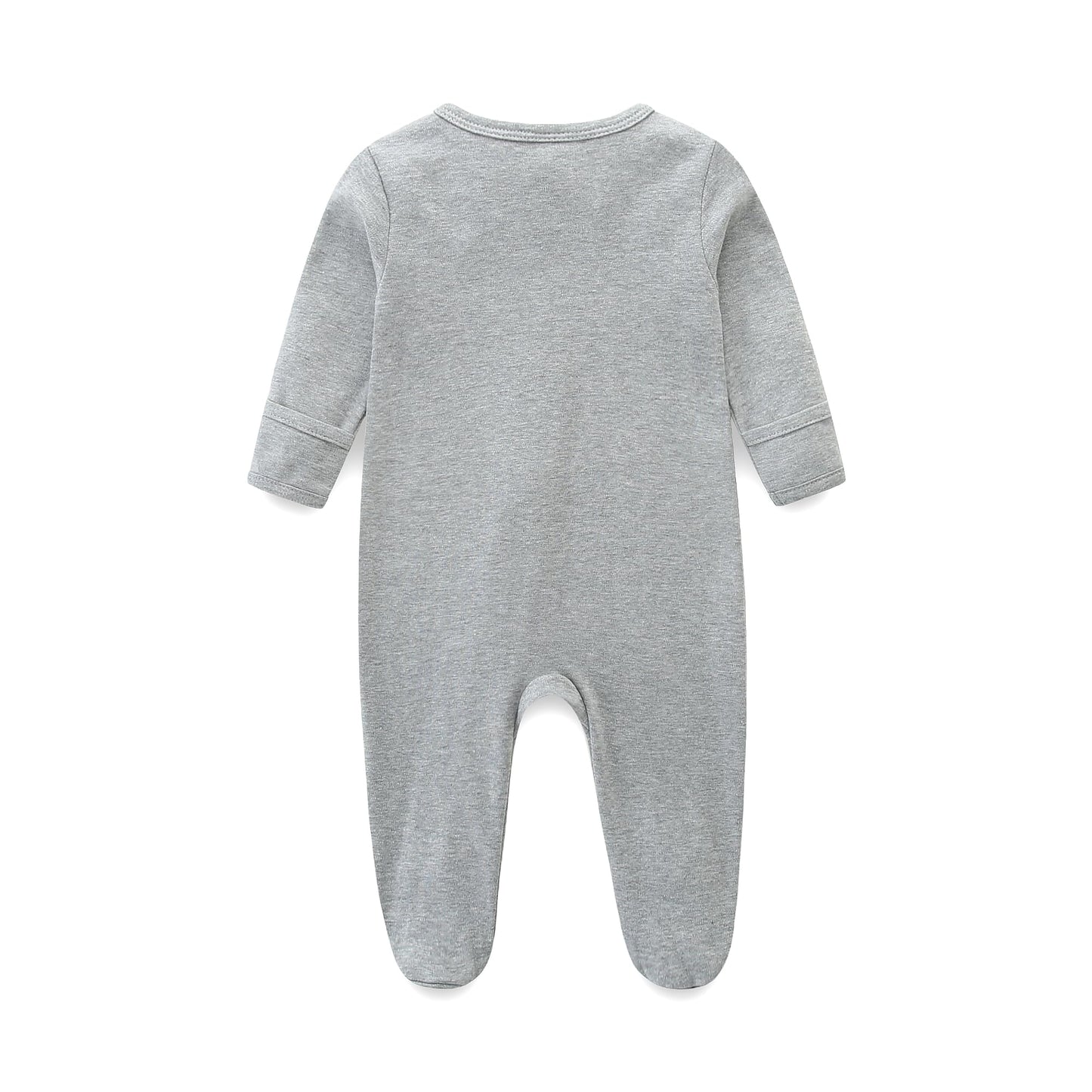 Baby Schlafanzug, Baby Strampler, Neugeborene Strampler Doppelreißverschluss, Baumwolle Langarm Schlafanzug Neugeborene, Schlafstrampler Pyjam Kleidung für Junge Mädchen 0-3 Monate