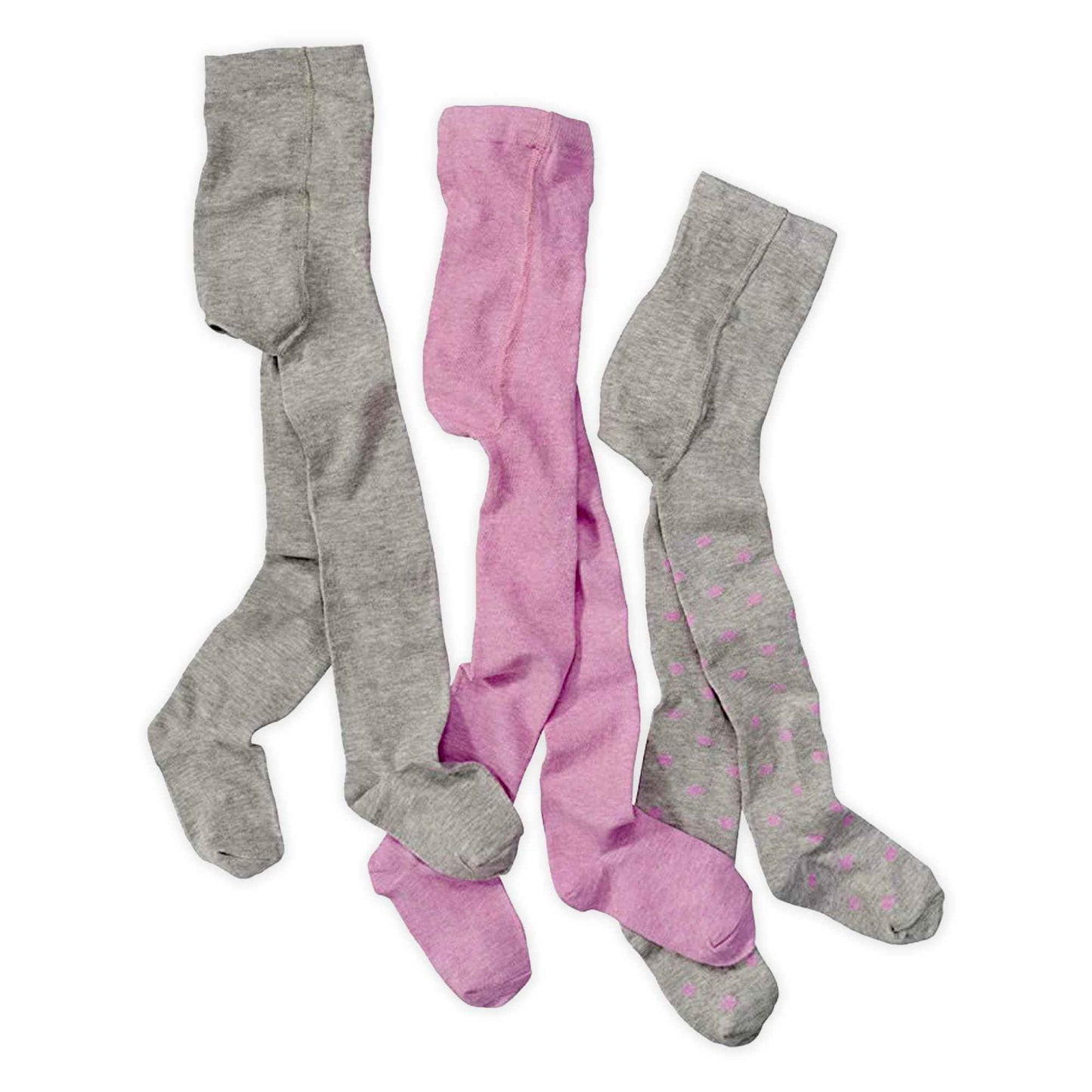 wellyou Children's Tights Girls & Boys - Set of 3 Baby Tights with Pattern - Colourful Cotton Tights Made of Oeko-Tex Certified Materials (Size 62-146)