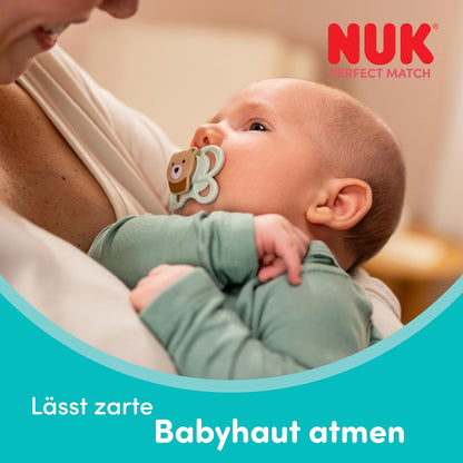 NUK First Choice+ Baby Bottle Starter Set | 0–6 months | 4 bottles with Temperature Control &amp; Bottle Box | Anti-Colic Air System | BPA-free | Disney Winnie the Pooh 