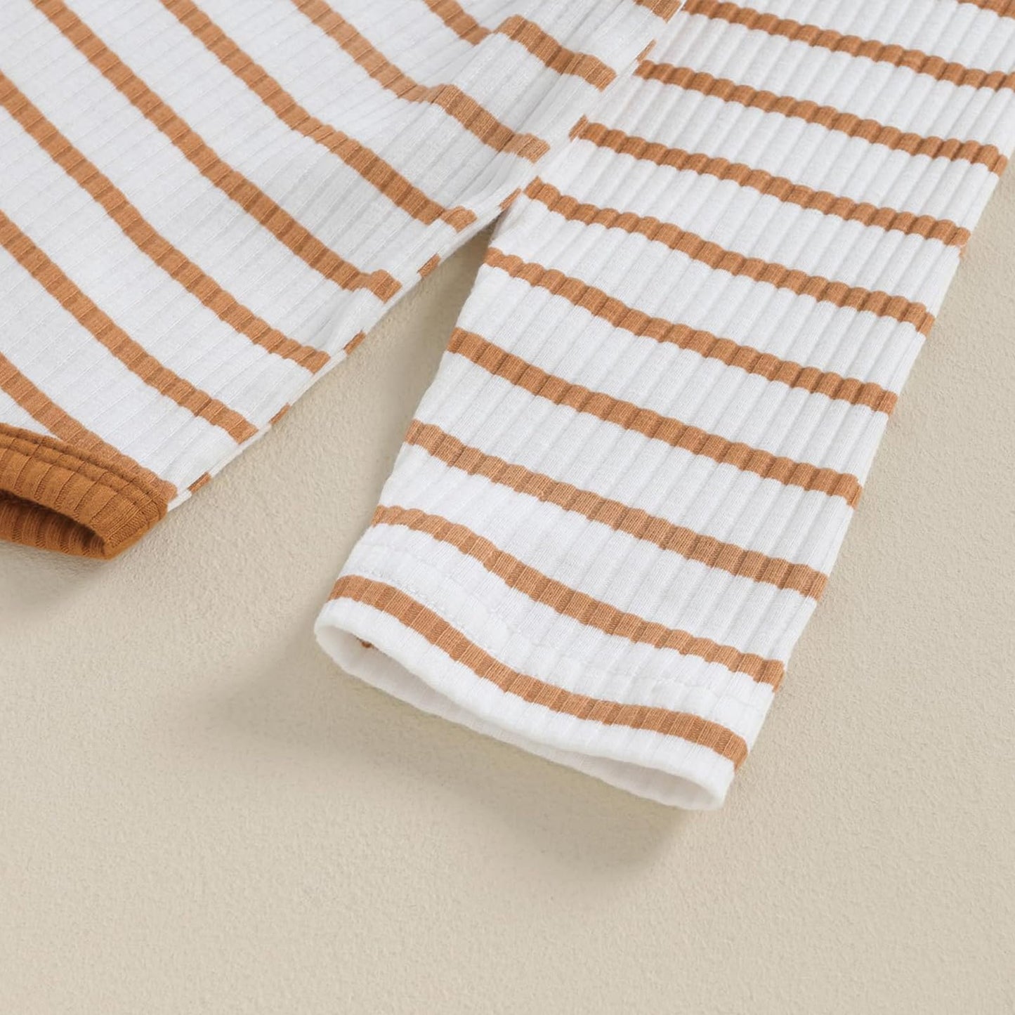 Baby Jungen Kleidung Gestreifter Body Strampler Langarm Top + Hose + Hut Baby Kleidung Set Baumwolle Weiche Kleidung Set für Neugeborene Kleinkinder 0-18 Monate