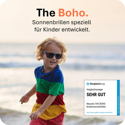 Mausito Sonnenbrille Kinder 3-6 Jahre & 6-10 Jahre | VERGLEICHSSIEGER Kindersonnenbrille 100% UV-Schutz | FLEXIBLE Bügel | Schadstofffreie Kindersonnenbrillen