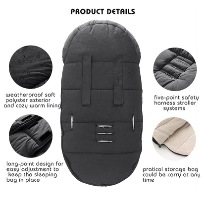 Fußsack Fusssack Footmuff Fußsäcke für Kinderwagen Buggy Universal Winter Baby
