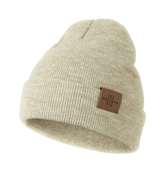 Wmcaps Mütze Kinder Jungen, Warme Weiche Wintermützen für Mädchen Kleinkind Baby, Doppellagige Strickmütze Kinder