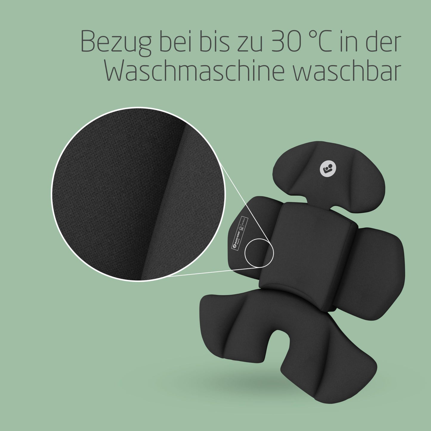 Maxi-Cosi Pebble i-Size, Babyschale, 0–15 Monate, 0–13 kg, 40–83 cm, leichter i-Size Kindersitz, Click&Go-Installation, G-CELL Seitenaufprallschutz, Sitzverkleinerer, Tonal Black - Meloni2