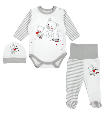 TupTam 3-Piece Unisex Baby Clothing Set with Print