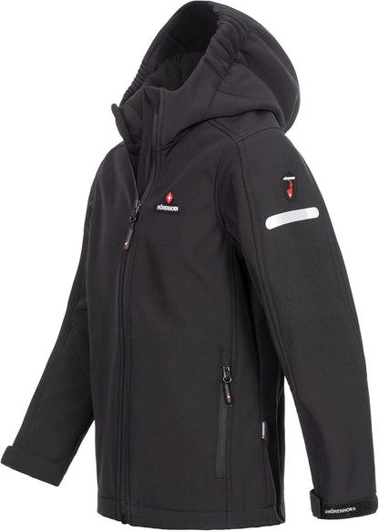 Höhenhorn Cledo Kinder Softshelljacke Kids Jacke Übergangsjacke Outdoor Winddicht Wasserdicht Atmungsaktiv