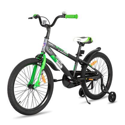 JOYSTAR Berry 12/14/16/20 Zoll Kinderfahrrad für 2-4 jährige Jungen & Mädchen, Jungenfahrrad mit Stützrädern,grün,rosa,weiß - Meloni2