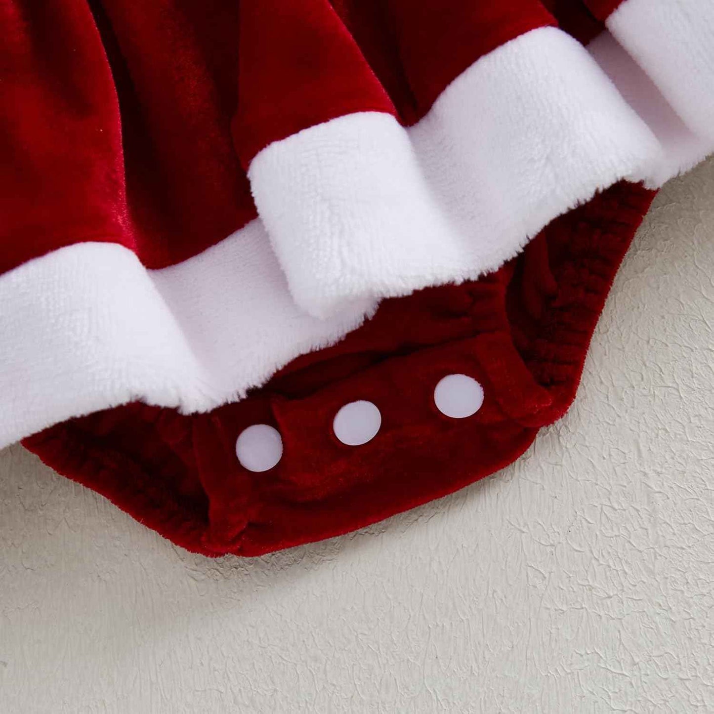 Geagodelia Girls Christmas Dress Long Sleeve Elegant Red Winter Dresses and Headband Set for Newborn Christmas