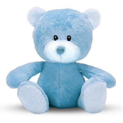 Baby Box Shop 14 Baby Gifts for Birth Boy, Ideal for Baby Showers, Baby Shower Gifts, with New Baby Essentials for Newborn Boys and a Blue Plush Teddy Bear