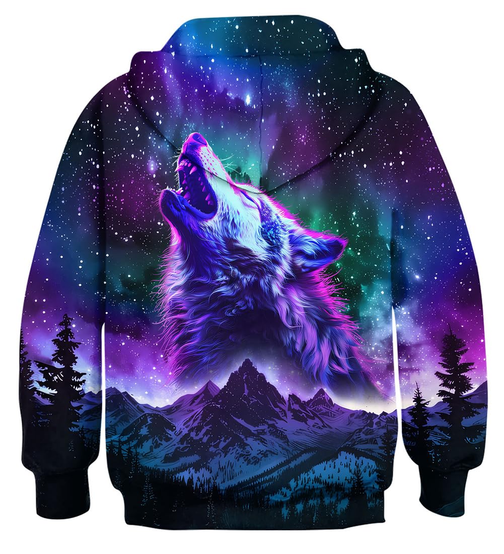 Fanient Children's / Boys' / Girls' Hoodies, 3D Print, Vivid Animal Cartoon Graphic Sweatshirt, Pocket Pullover Hoodie for 6-16 Years 