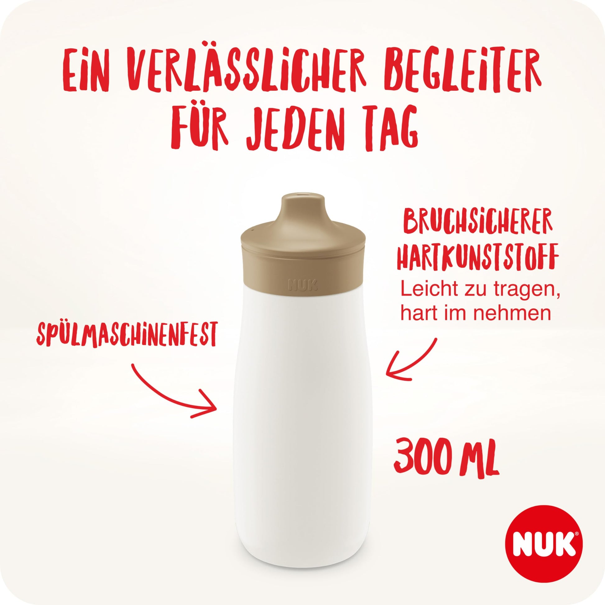 NUK Kiddy Cup Night Trinklernflasche | Schnabeltasse mit Leuchteffekt | 12+ Monate | Auslaufsicher mit harter Trinktülle | Clip und Schutzkappe | BPA-frei | 300 ml | Planeten (blau), 10255678 - Meloni2