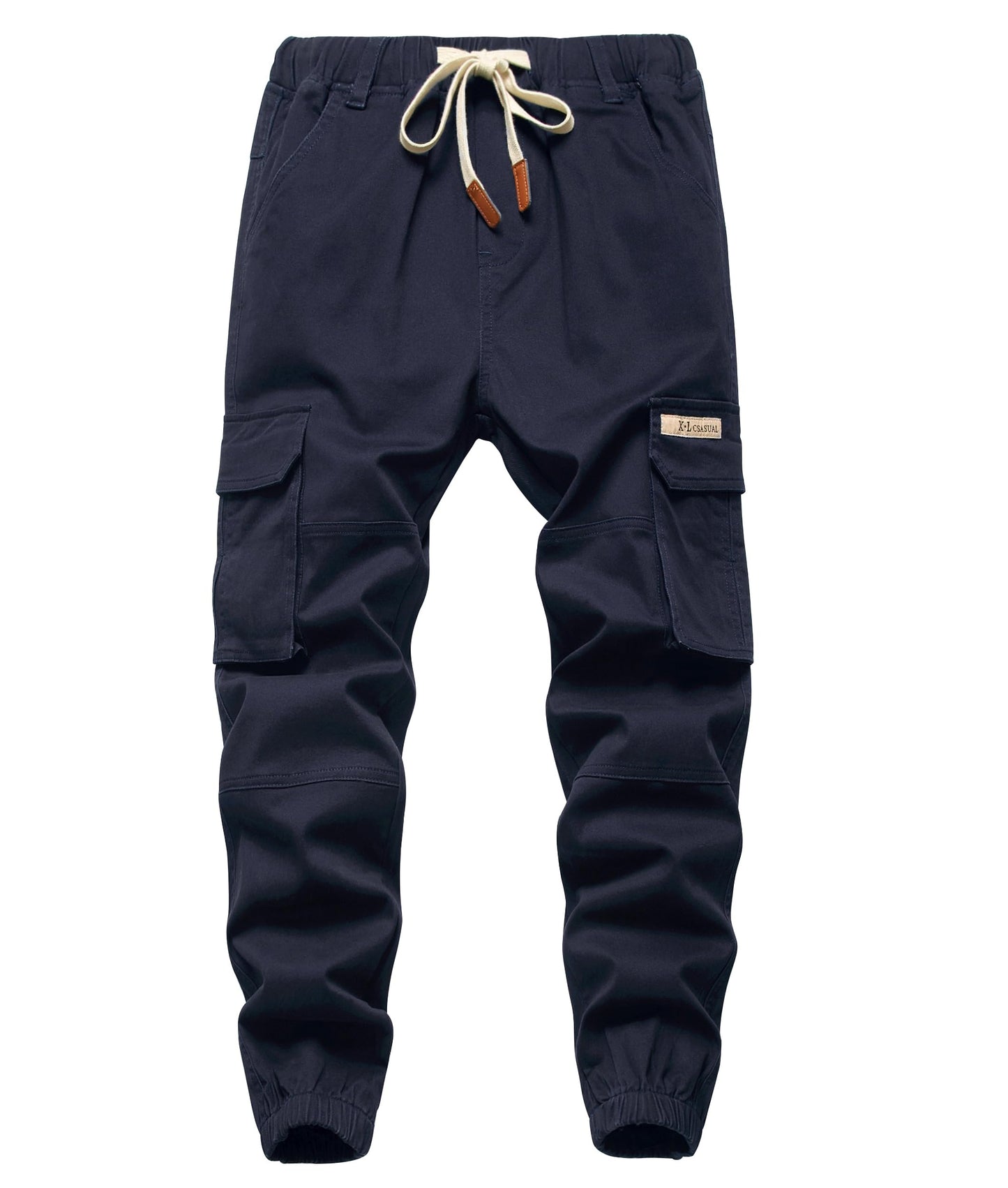 YOUNGSOUL Jungen Cargohose Kinder Stretch Cargo Hose Jogginghose Freizeithose mit Gummizug
