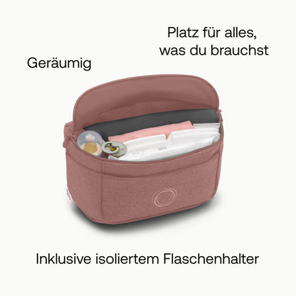 Bugaboo Kinderwagen Organizer-Tasche mit leicht zugänglichen Fächern. Praktisches Accessoire für alle Baby-Essentials in Desert Taupe