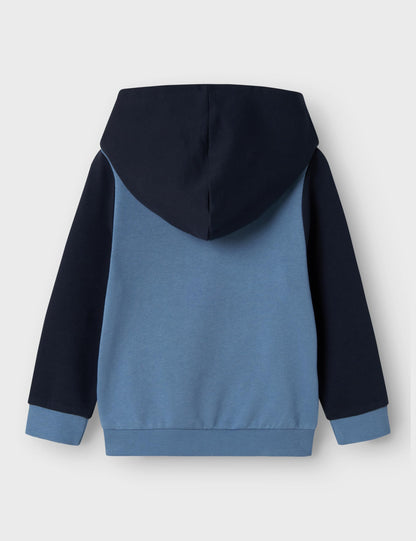 NAME IT Jungen Nmmveblock Ls Sweat Wh Unb Kapuzenpullover