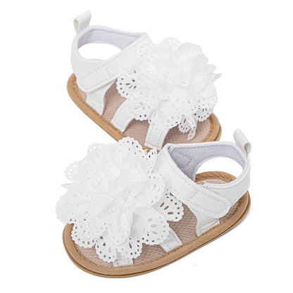 LACOFIA Babyschuhe für Mädchen – Sommerblumen Sandalen für Kleinkinder