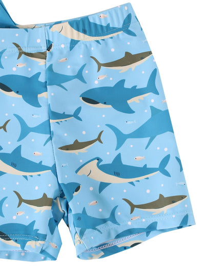 Uv Kleidung Baby Badeanzug Junge Zweiteilig Kurzärmel Schwimmshirt Badeshorts Uv Schutzkleidung 3 Monate-3 Jahre