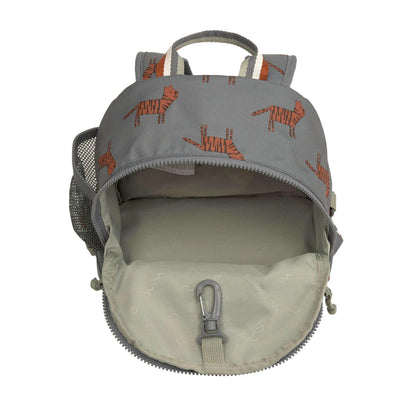 LÄSSIG Children's Backpack Nursery Bag with Chest Strap 6.5 L from 3 Years, Adventure Tractor, Kids Backpack