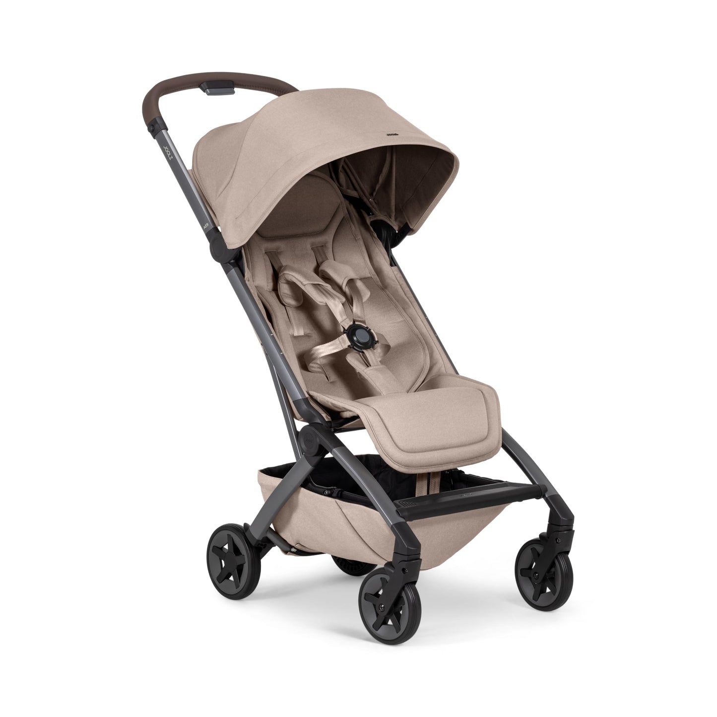 Joolz Aer2 Reise-Kinderwagen – Kompakter Reisebuggy für Babys und Kleinkinder, Einhand-Faltung, Liegefunktion & UPF 50+ Sonnendach, Flugzeug Handgepäck tauglich, ideal für Reisen (Space Black)