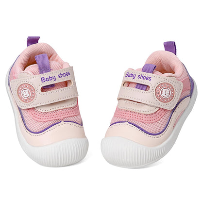 MASOCIO First Walker Shoes Baby Shoes Boy Girl Baby Shoes Soft Flat Rubber Anti-Slip 